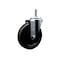 Service Caster 5'' Hard Rubber Wheel Swivel 7/16'' Grip Ring Stem Caster SCC-GR20S514-HRS-716138 - alternate 1